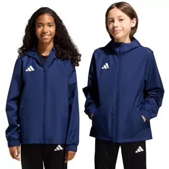 Geacă adidas Entrada 26 All Weather pentru copii, Navy Blue, 140 cm, JZ9103