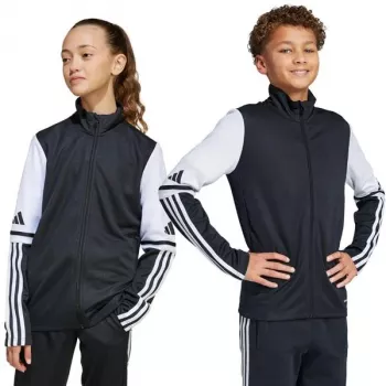 Pulover de antrenament adidas Squadra 25 pentru copii, negru, 140 cm