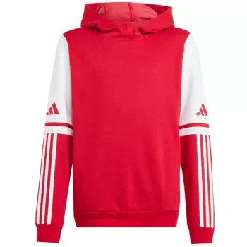 Hanorat cu glugă adidas Squadra 25 copii Team Power Red JD4805 140cm