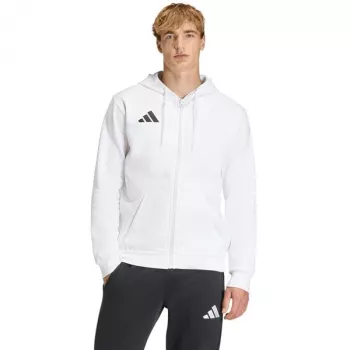 Hanorat cu glugă cu fermoar integral adidas Entrada 26 bărbați alb S