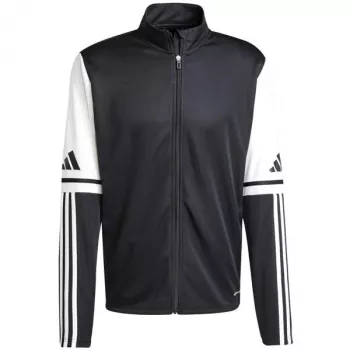 Bluză de antrenament adidas Squadra 25 bărbați cu fermoar 1/4 negru/alb 2XL