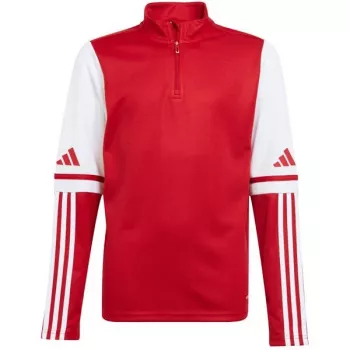 Bluză de antrenament adidas Squadra 25 pentru copii, roșie, 128 cm