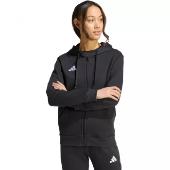 Hanorac cu fermoar integral adidas Entrada 26 pentru femei, negru, M