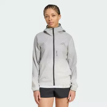 Jachetă adidas TERREX Xperior CLIMA365 Light Windweave pentru femei, negru/alb, XS