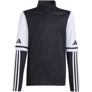Bluză de antrenament adidas Squadra 25 pentru copii, neagră, 140 cm