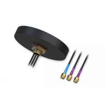 Teltonika PR1UCP25 Antenă combo MIMO LTE/GPS de montare pe plafon, cabluri 3m, SMA tată, IP67