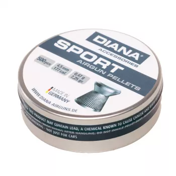 DIANA Sport 4.5 mm Pellets, 500 pcs