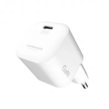 Vonmählen Unity Nano GaN 65W încărcător USB-C alb