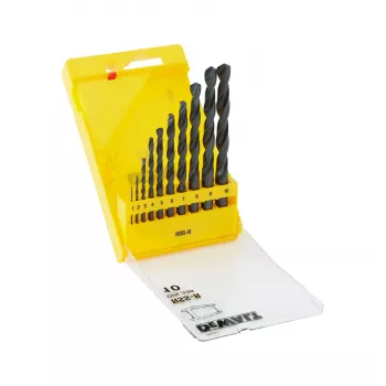 Set de burghie metalice DEWALT DT5911-QZ HSS-R oxidat negru, 10 buc.