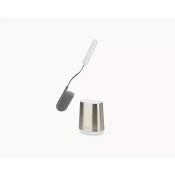 Perie de toaletă Joseph Joseph Flex Lite, oțel