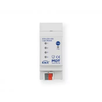 MDT KNX Logic Module SCN-LOG1.03S, 2 TE DIN Rail, 200 Logic Blocks, KNX Secure
