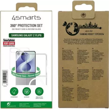 4smarts 360° Protection Set for Samsung Galaxy Z Flip8 - Transparent