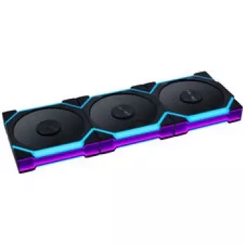 Ventilator carcasă Lian Li UNI FAN SL FLEX Wireless ARGB 120 mm PWM - pachet de 3, negru, Reverse Blade