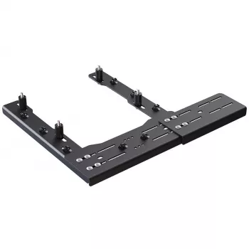 VIRPIL Controls placă de extensie pentru suportul de scaun, 140mm - negru