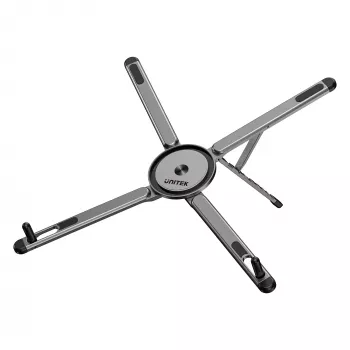 UNITEK Mag-Fold suport magnetic pliabil pentru telefon, tabletă și laptop cu funcție de trepied, gri spațial
