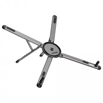 UNITEK Mag-Fold suport magnetic pliabil pentru telefon, tabletă și laptop cu funcție de trepied, gri spațial