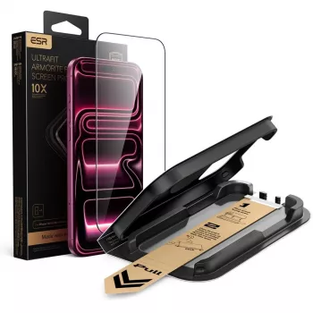 ESR UltraFit Armorite Pro Tempered Glass Screen Protector for iPhone 17 Pro Max / 18 Pro Max - Black