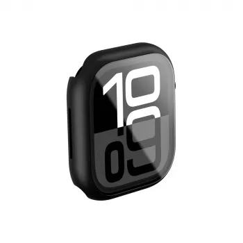 Carcasă Radix Glass AMAZINGTHING cu sticlă călită pentru Apple Watch 46mm, neagră