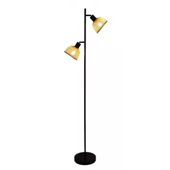 Lampă de podea Corbo 2xE27 bambus