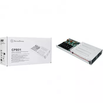 Placă de distribuție a alimentării SilverStone SST-CPB01 1U 1+1 redundantă CRPS, cu cușcă, până la 2400 W
