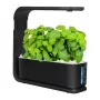 Ghiveci hidroponic inteligent ZG1001 negru – grădină de interior cu 6 locuri, LED spectru complet, control prin aplicație Wi-Fi, rezervor 2,5 L