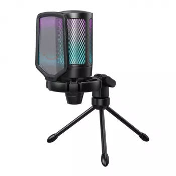 FIFINE A6V AMPLIGAME RGB USB Condenser Microphone Black