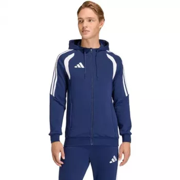 Hanorac cu glugă și fermoar integral adidas Tiro 26 League Sweat pentru bărbați, bleumarin, L