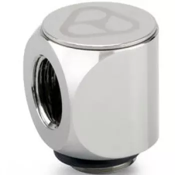 Adaptor rotativ 90° Thermal Grizzly DeltaMate G1/4 inch, nichel lucios