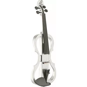Stagg EVN X 4/4 WH Electric Violin with Headphones and Bow, White