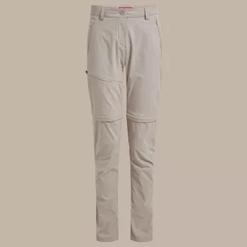 Craghoppers NosiLife Pro pantaloni transformabili III damă Soft Mushroom mărimea M
