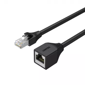 UNITEK Cat6 UTP RJ45 Cablu prelungitor M-F 5m Negru