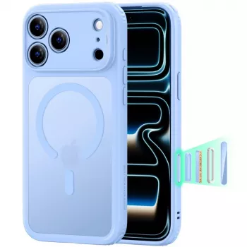ESR Classic Hybrid MagSafe Case for iPhone 17 Pro Max / 18 Pro Max - Frosted Light Blue
