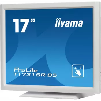 Monitor LED touch rezistiv cu 5 fire Iiyama ProLite T1731SR-W5 17 inch SXGA 5:4, negru