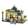 Suport pentru reviste din oțel LUMIBRICKS F9023, negru pulverizat, un compartiment