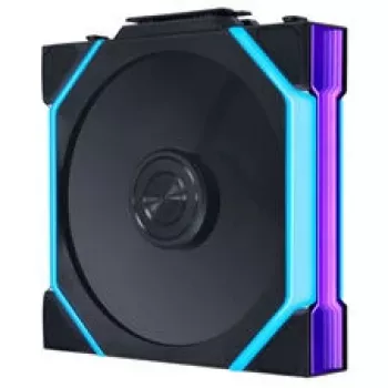 Ventilator carcasă PWM Lian Li UNI FAN SL FLEX Wireless ARGB Reverse Blade 120 mm, negru
