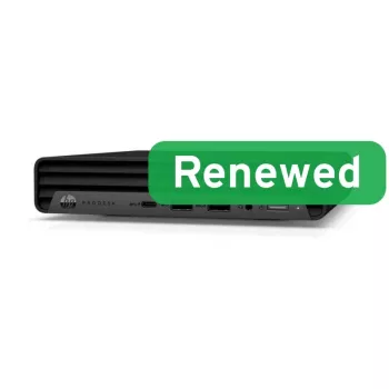 Mini PC desktop recondiționat grad A HP ProDesk 400 G6 - Intel Core i5-10500T, 16 GB RAM, 256 GB SSD, Intel UHD Graphics 630, Windows 11 Pro