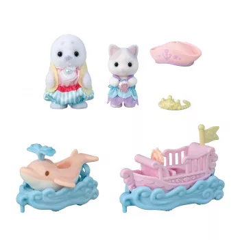 Set de joacă cu valuri Sylvanian Families Amusement Park Wave Rider