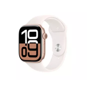Apple Watch Series 10 GPS + Cellular 46mm carcasă din aluminiu cu curea Sport Rose Gold