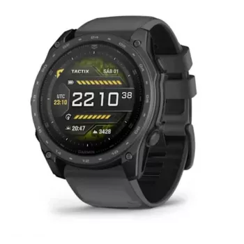 Garmin tactix 8 – 51 mm, AMOLED, strat Cerakote, Applied Ballistics Ultralight Solver, gri ardezie