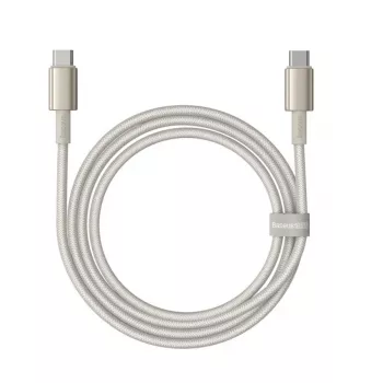 Cablu Baseus Tungsten Gold USB-C la USB-C 100 W 1 m auriu
