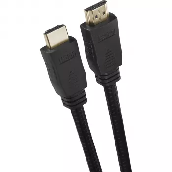 Cablu HDMI Premium High Speed One For All cu Ethernet, 3,0 m, 4K@60 Hz, HDR, ARC, HDCP 2.2, placat cu aur, negru