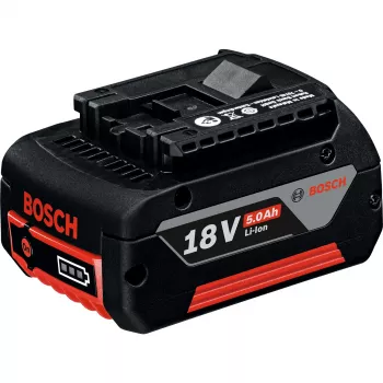Bosch Professional 18V 5.0Ah Li-Ion acumulator slide-in (negru/roșu)