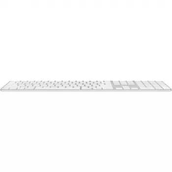 Tastatură Apple Magic Keyboard cu Touch ID și tastatură numerică, layout rusesc, taste albe (MXK73RS/A)