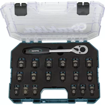 Set de chei tubulare de impact Makita E-30069 Impact Black cu clichetă
