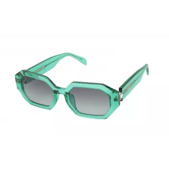 Ochelari de soare TOUS STOB83S5302GN pentru femei, ramă geometrică din acetat cu protecție UV400