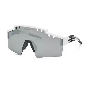 Ochelari de soare Philipp Plein Sport SSP001-9905WW pentru bărbați, ramă neagră, lentile gri, 99 mm
