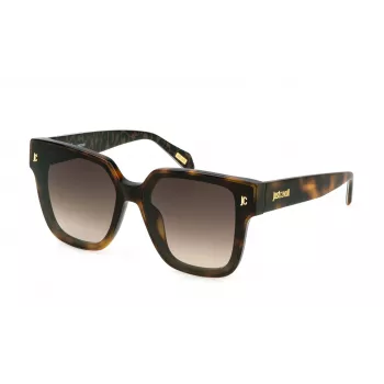 Ochelari de soare oversized Butterfly JUST CAVALLI SJC089 pentru femei cu lentile maro gradient, 65/13/140 mm