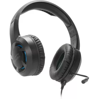 SPEEDLINK SL-450305-BK Wired On-Ear Gaming Headset with Noise-Cancelling Microphone, USB-A, 30mm Drivers, 1.8m Cable, Black