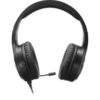 SPEEDLINK SL-450305-BK Wired On-Ear Gaming Headset with Noise-Cancelling Microphone, USB-A, 30mm Drivers, 1.8m Cable, Black