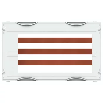 Kit modul bare colectoare Striebel & John MBR202 60mm pentru sisteme cu 3/4 poli, 690V AC, IP20, gri deschis